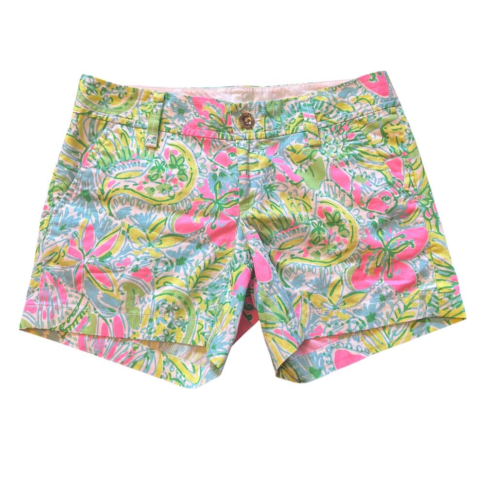 Lilly Pulitzer The Callahan Short Coconut Jungle Size 2